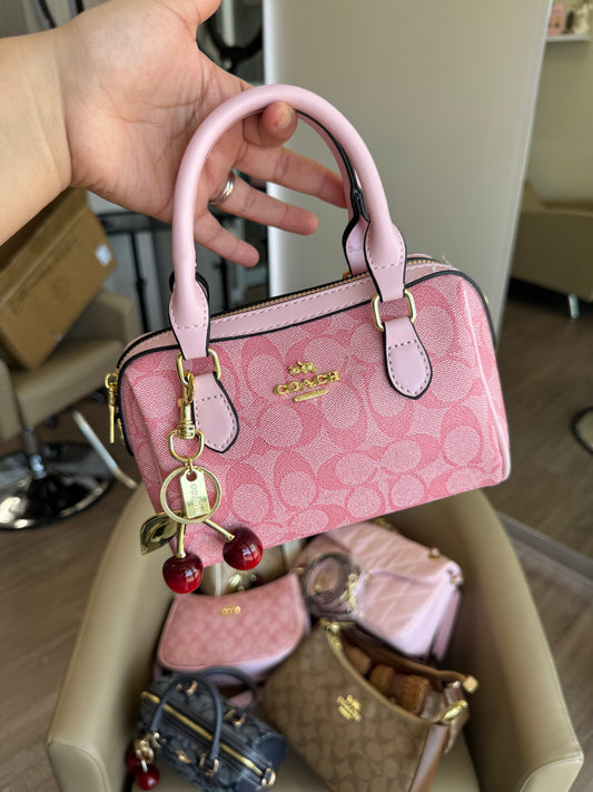 Pink mini satchel