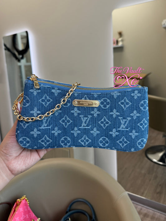 Blue Denim Pochett/e